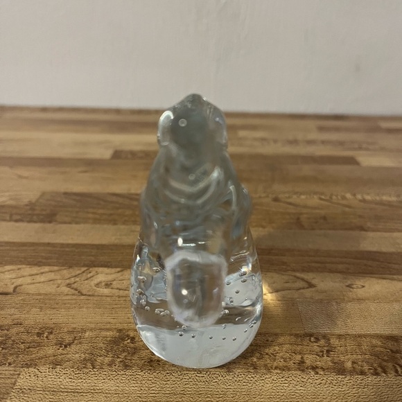 Unicorn Decorative Clear Glass Paper Weight Bubble Art 3.75" Tall - Picture 4 of 7